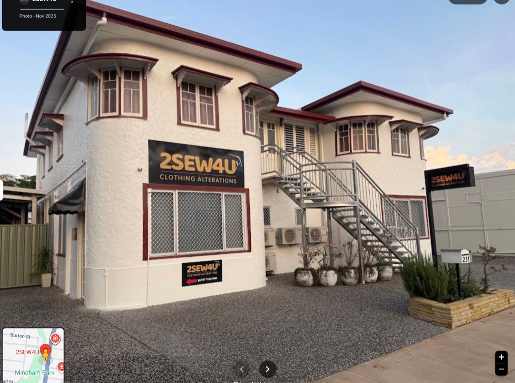 2SEW4U shopfront at 231 Charters Towers Road, Mysterton